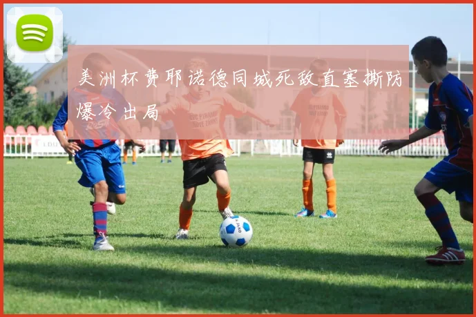 美洲杯费耶诺德同城死敌直塞撕防爆冷出局